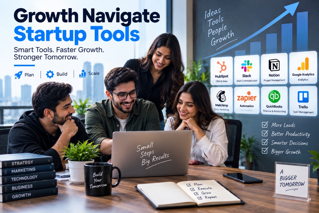 Growth Navigate Startup Tools Across Business Stages & Team Collaboration